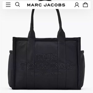 Marc Jacobs Black Puffy Nylon Tote